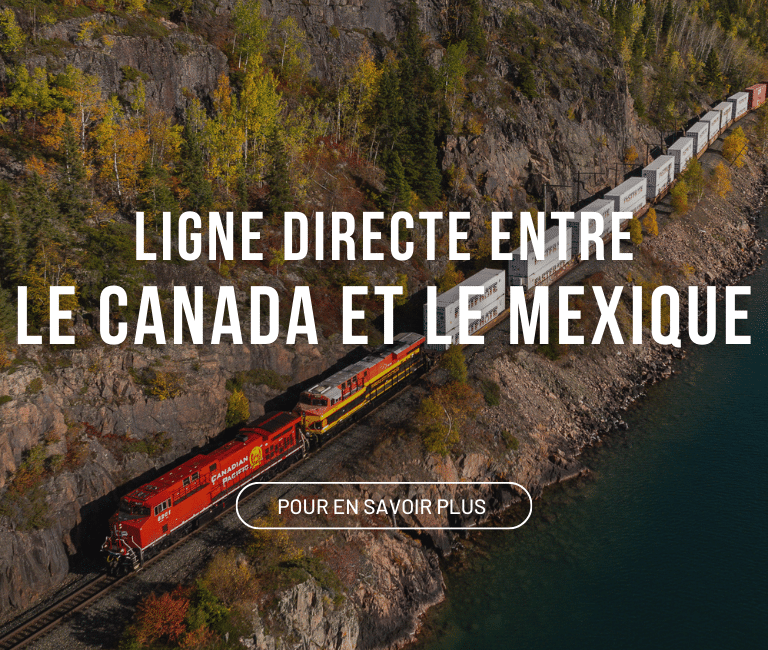 Direct Line Between Canada and Mexico