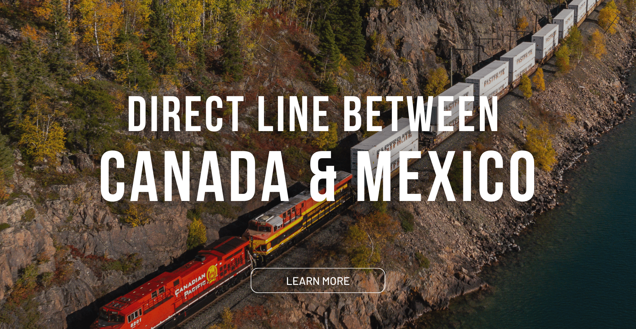Direct Line Between Canada and Mexico